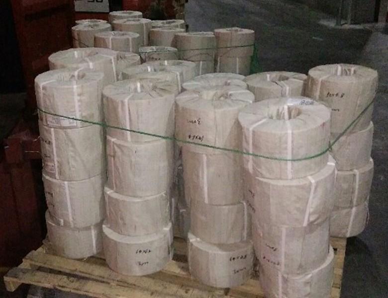 Friction materials clutch facing, clutch button, brake lining roll and truck brake lining, delivered to Dominican market22